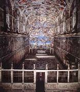 Michelangelo Buonarroti, Interior of the Sistine Chapel